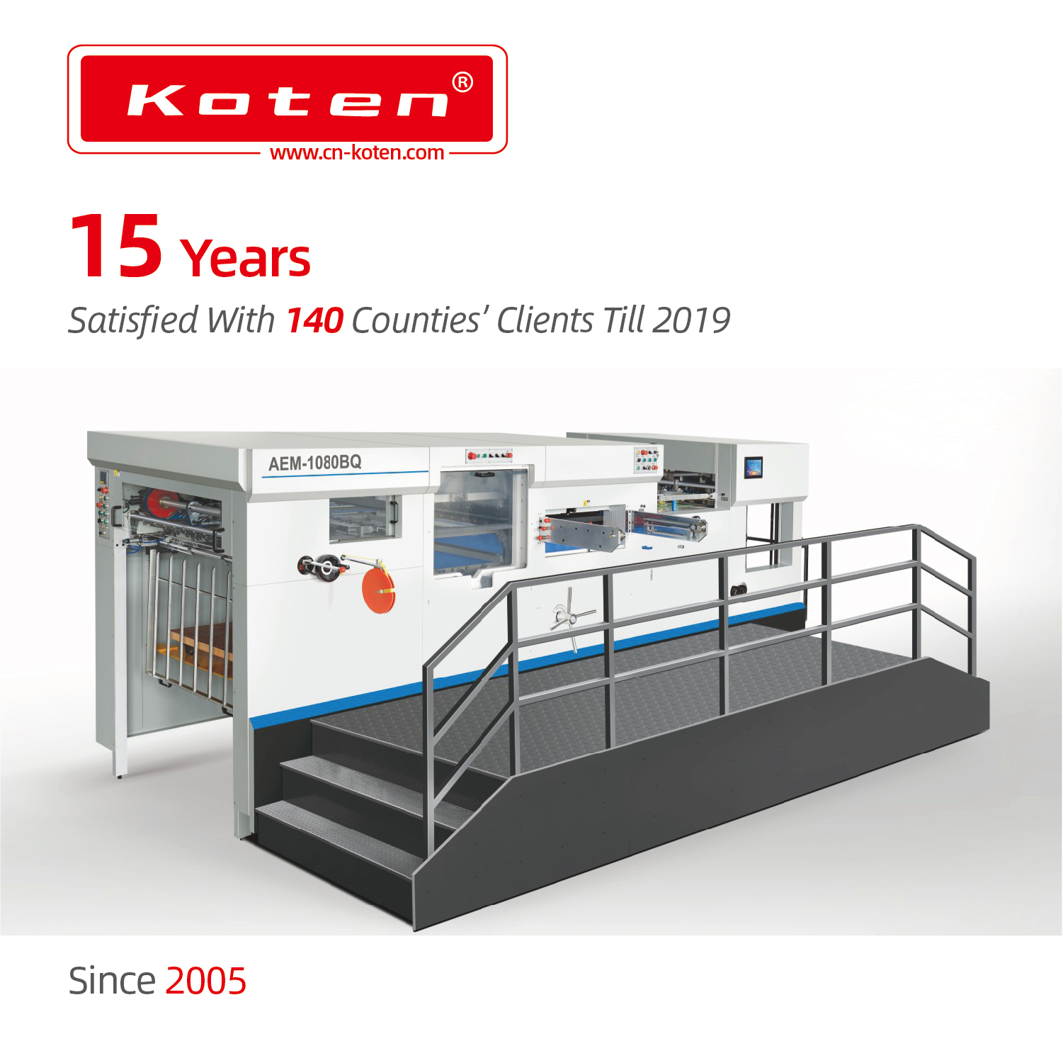 Automatic Die Cutting Creasing Machine With Auto Stripping Model AEM